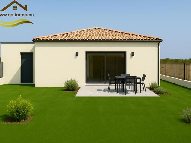 Maison 91m² terrain 385 m²
