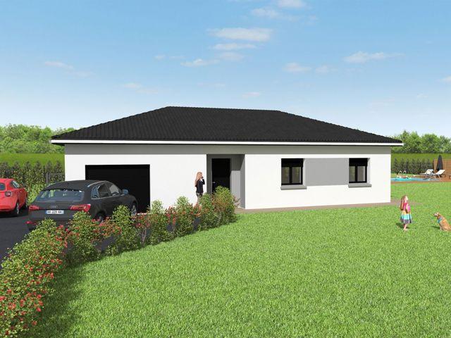 Maison 92.39 m² avec terrain à SAINT SORLIN DE MORESTEL 38