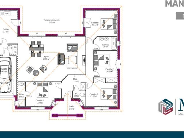 Maison 94 m2 perissac