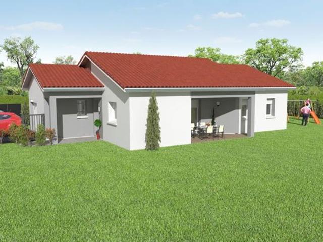 Maison 95.32 m² avec terrain à FRONTONAS 38