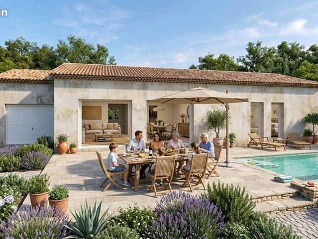 Maison 95 m² avec terrain à GAREOULT 83