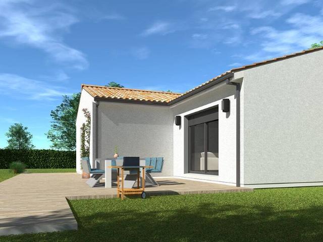 Maison 95 m²garage + cellier sur terrain de 1150m²