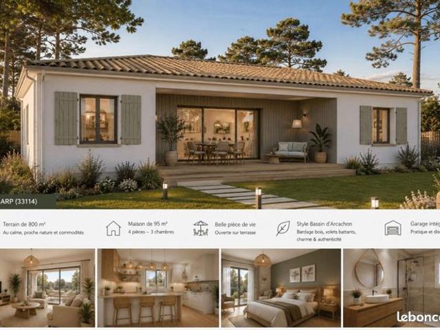 Maison 95 m² Le Barp