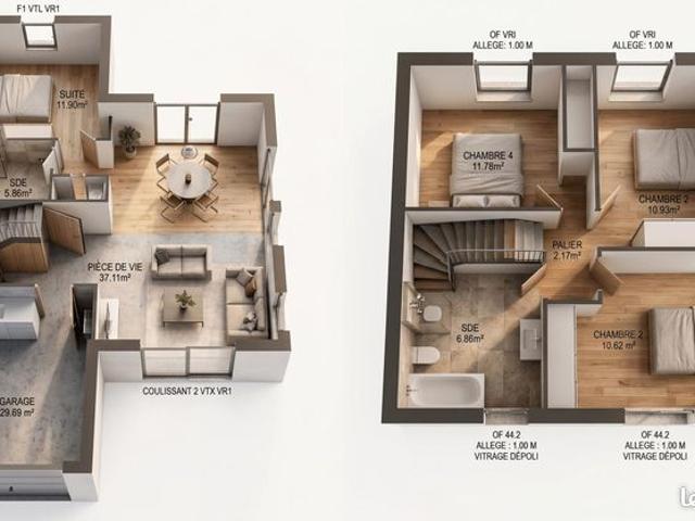 Maison 97 m² Pontorson