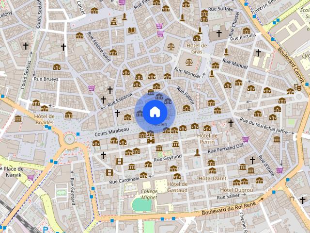 Maison • Comtale Cente Cours Mirabeau