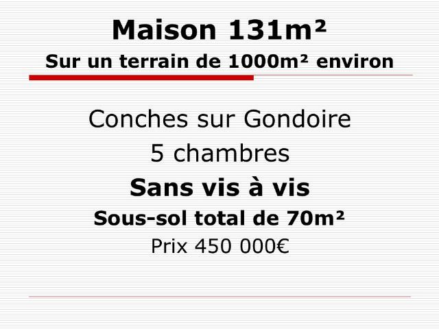 Maison Conches Sur Gondoire 7 pièce s 131 m2