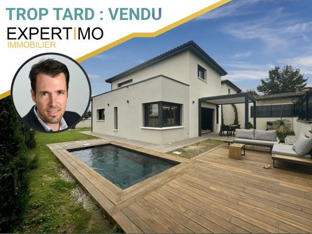 Maison contemporaine 6 pièces au calme avec prestations haut. 160m² Parcieux