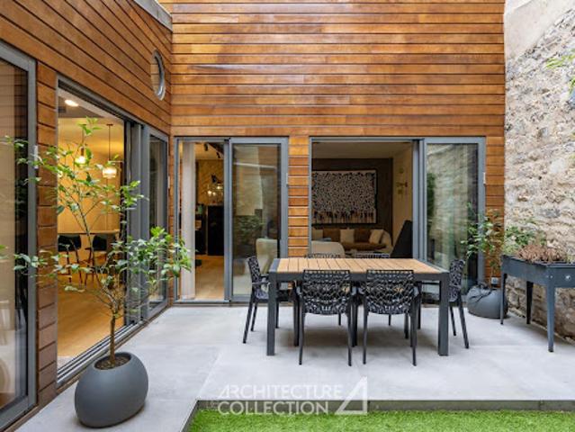 Maison contemporaine avec terrasse