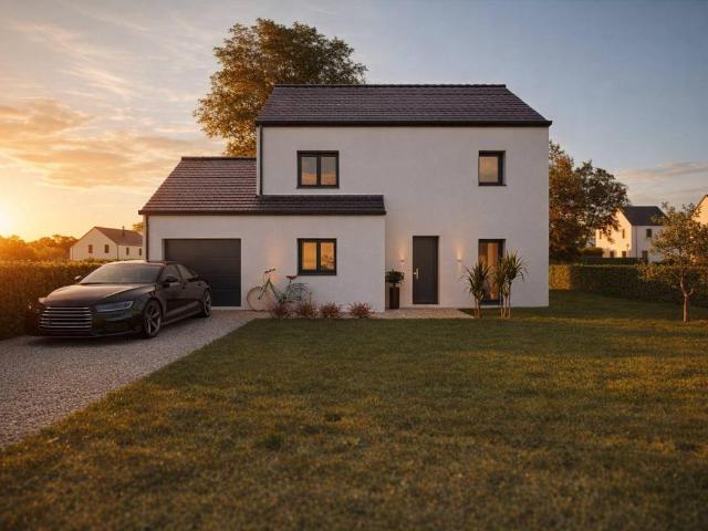 Maison contemporaine 115m² 4 chambres avec garage