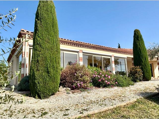 Maison contemporaine 151 m² avec vue Pyrénées. Prestations hau