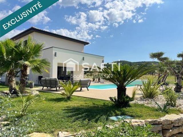 Maison contemporaine 2025 avec piscine, Cliousclat, Drôme provençale