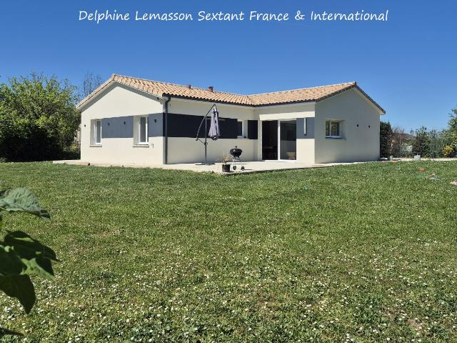Maison contemporaine, 3 chambres, jardin clos
