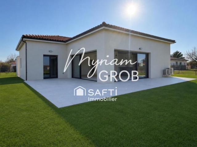 Maison contemporaine T4 neuve de 135 m² – Prestations haut de gamme – Frais de notaire réduits –
