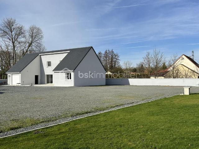 Maison contemporaine très basse consommation accessible PMR