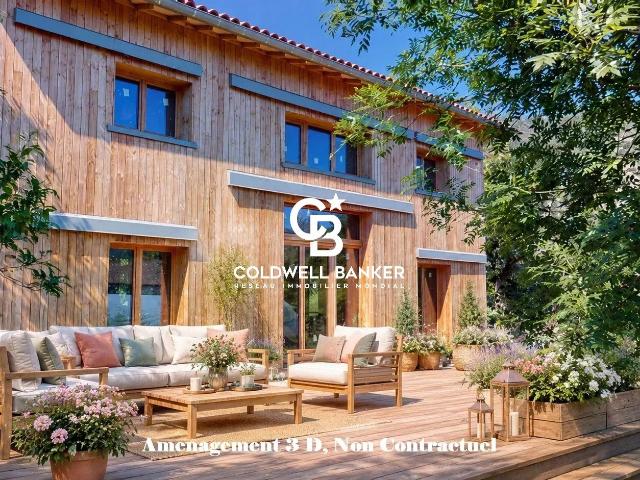 Maison contemporaine à ossature bois conçue selon des princi. 138m² Cazals
