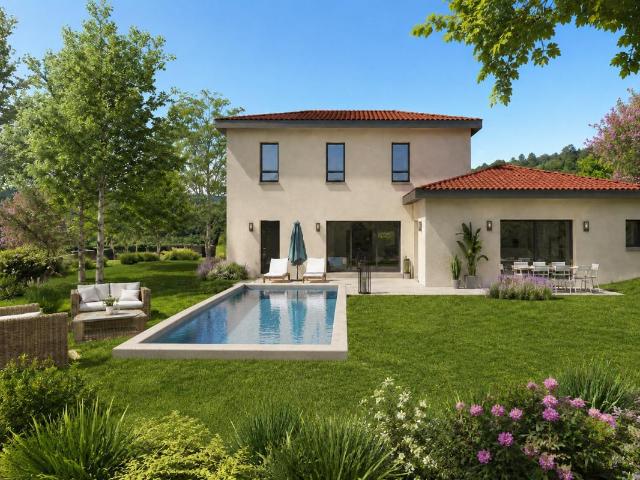 Maison contemporaine à Lissieu – Secteur Bois Dieu