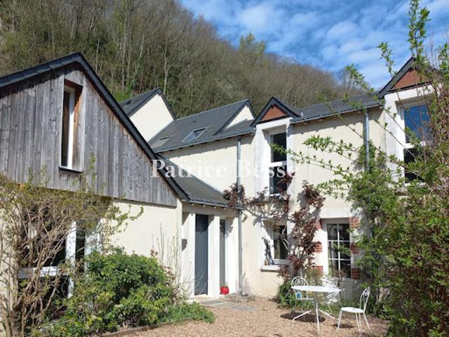 Maison contemporaine avec jardin