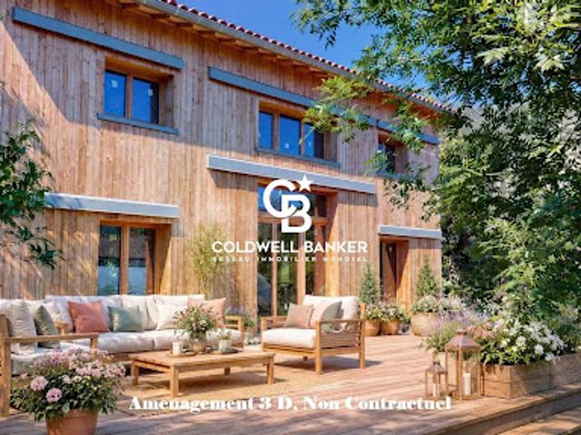 Maison contemporaine avec jardin