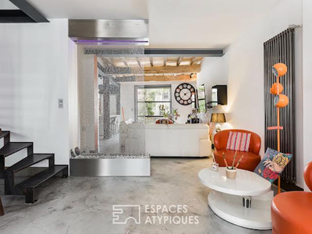 Maison contemporaine avec jardin et terrasse