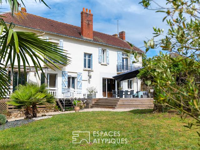 Maison contemporaine avec jardin et terrasse
