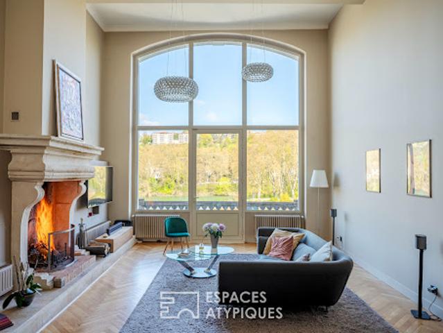 Maison contemporaine avec jardin et terrasse