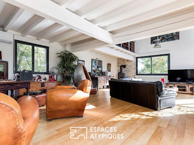 Maison contemporaine avec piscine