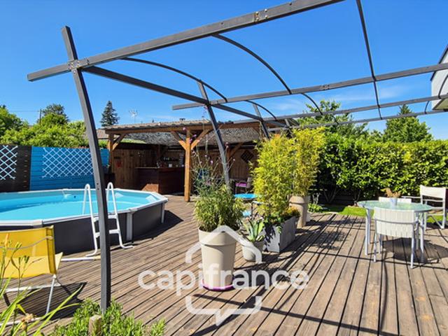MAISON CONTEMPORAINE AVEC PISCINE et GARAGE – SANS VIS À VIS – BELLERIVE SUR ALLIER / 03