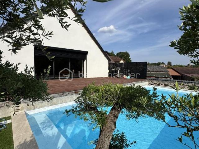 Maison contemporaine avec piscine Havre de paix à la campagne