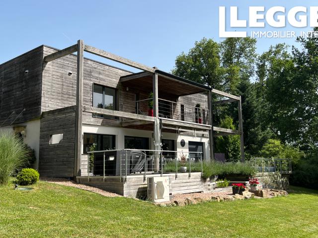 Maison Contemporaine d’Architecte avec Style et Élégance – Haute Vienne en bordure de la Dorgogne