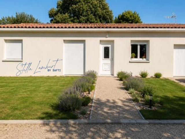 Maison contemporaine de plain pied de 100 m² avec garage