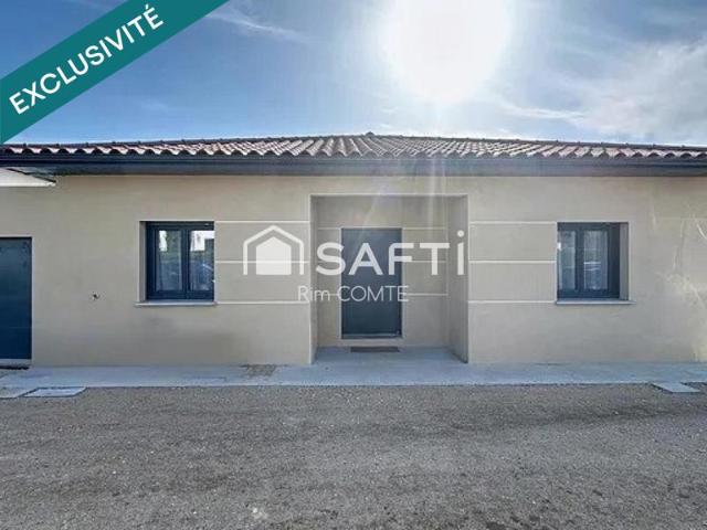 Maison contemporaine de plain pied – 142 m² – Prestations haut de gamme