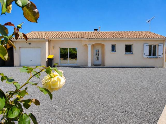Maison contemporaine de plain pied 3 chambres Secteur Ch