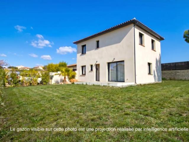Maison contemporaine neuve 119 m2 Terrain 482 m2 Rouja