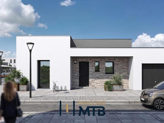 Maison contemporaine neuve de 104 m² – 3 Chambres – Terrain à BRUZ