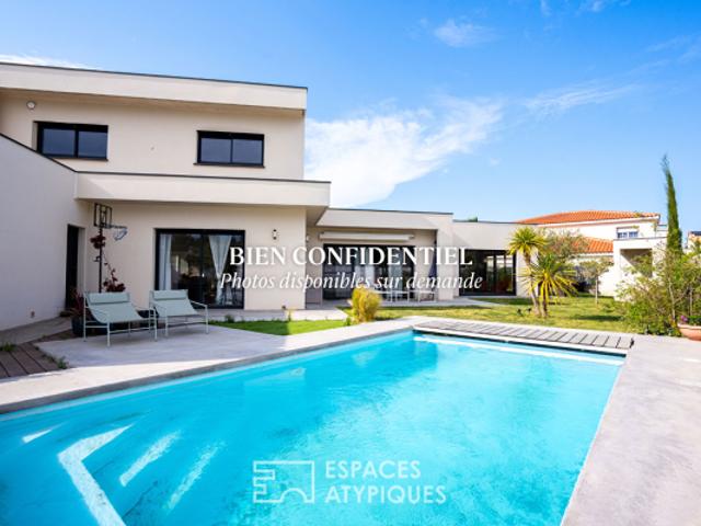 Maison contemporaine secteur Mas Vermeil / Cabestany en autoconsommation électrique