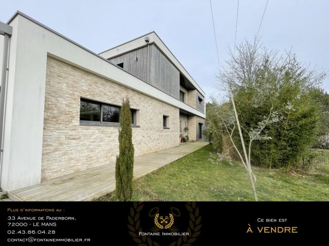 Maison contemporaine sur la commune de Trangé