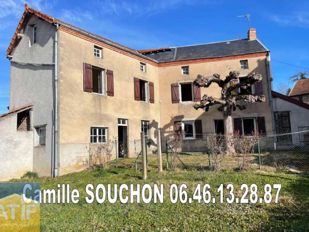 MAISON CALME, GRANGE, TERRAIN, TRAVAUX, POTENTIEL, PUITS