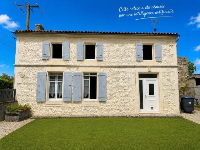 Maison Charentaise pleine de charme 98m² Saint André de Lidon