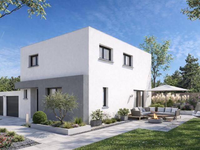 Maison À Toit Plat Sur La Commune De Hésingue 118m² Hésingue