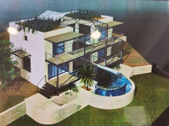 GORBIO Deux maisons sur un terrain de 1300 m2 avec piscine et