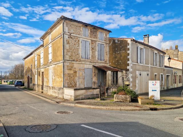 Maison à vendre 12 pièces BRIZAMBOURG 17 Ensemble immobilier 2 maisons, jardin garage