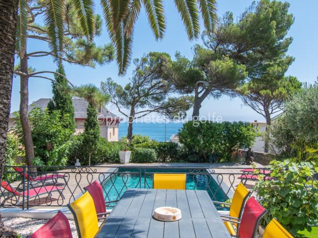 Sète, bas saint clair sud, villa de charme avec vue mer