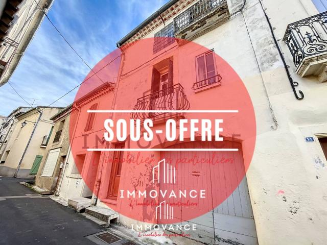 Maison vigneronne à rénover de 62m2 habitable + garage