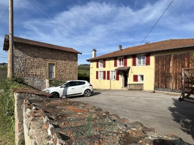 Corps de ferme avec dépendances et étang COURS LA VILLE