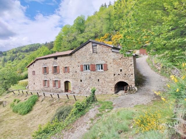 Ferme en pierre de 195m2 habitables et ses dépendances sur 2