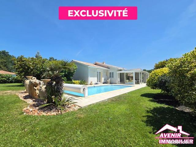 Maison à vendre – 4 chambres, Garage, Piscine – LE PORGE