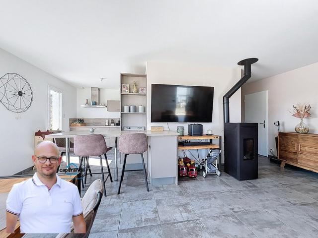 Maison à vendre 4 pièces CHIMILIN 38, 3 chambres lumineuses sur plus de 500m2 de terrain