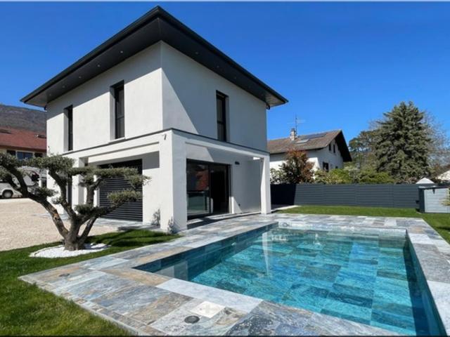 Maison à vendre 4 pièces SERGY 01 Maison conteporaine 2025 avec piscine d'exception une qualité qui se distingue