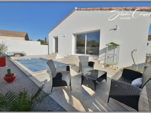 Maison à vendre 4 pièces proche de ROUJAN 34
