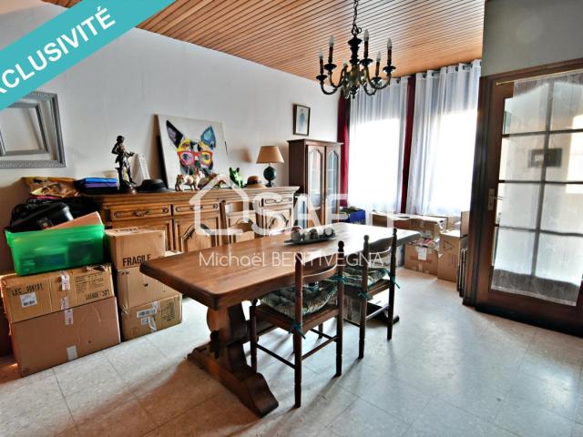 Maison deux chambres, possibilité 4, jardin